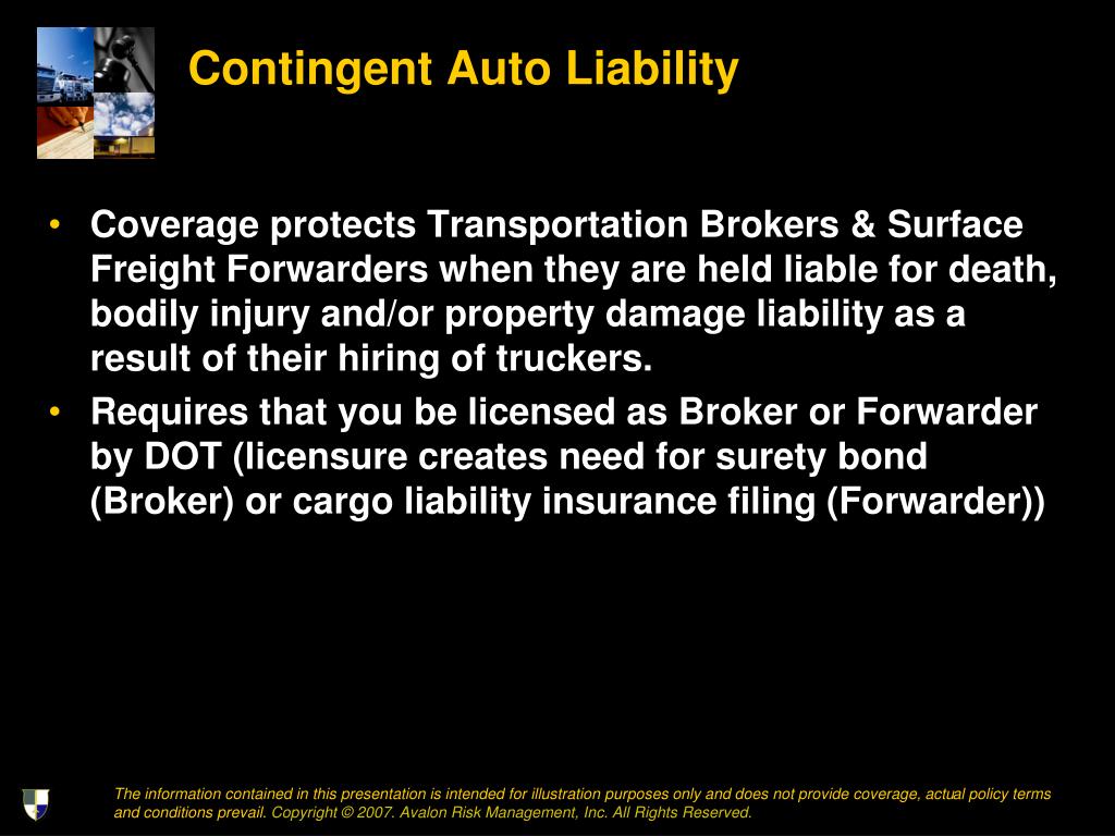 PPT Third Party Liability Issues Facing Customs Brokers & Freight