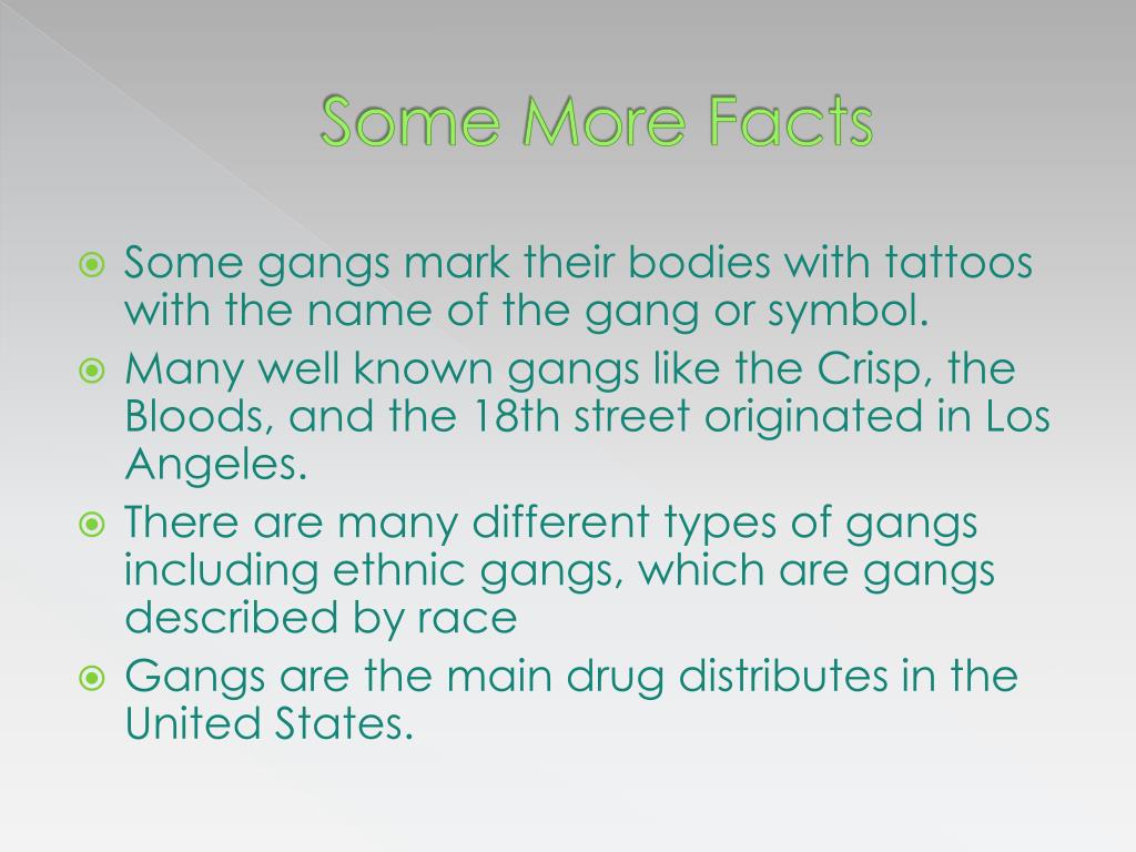 PPT GANG VIOLENCE PowerPoint Presentation, free download ID3580607
