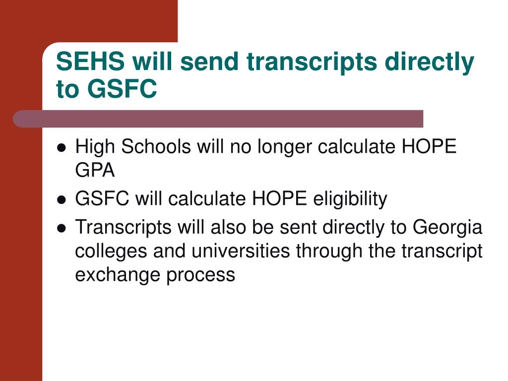 PPT Changes in the Hope GPA Calculation PowerPoint Presentation, free