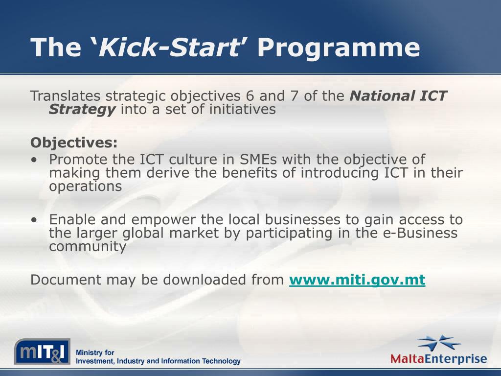 PPT The ‘ KickStart ’ Programme PowerPoint Presentation, free download ID3581870