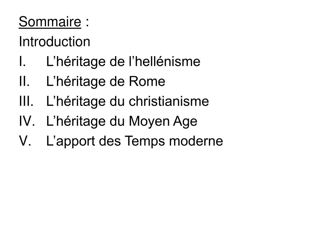 PPT La civilisation occidentale PowerPoint Presentation, free