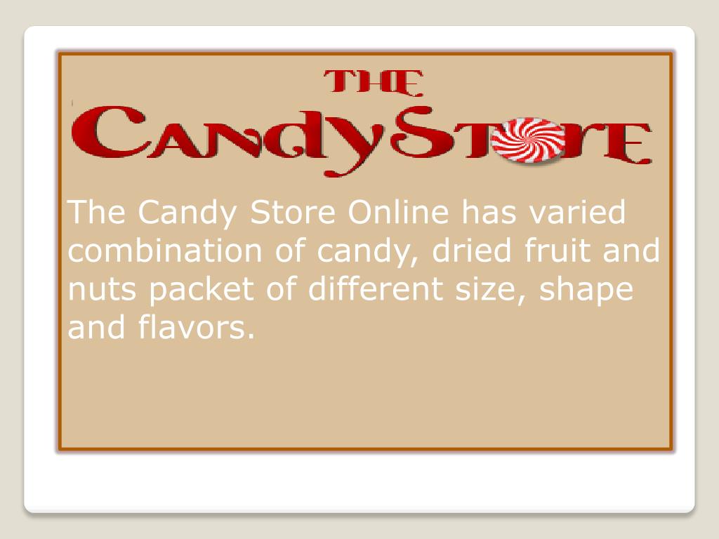PPT The Candy Store Online PowerPoint Presentation, free download
