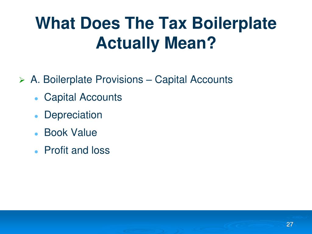 PPT TaxRelated Drafting Tips for Real Estate LLC and LPs PowerPoint
