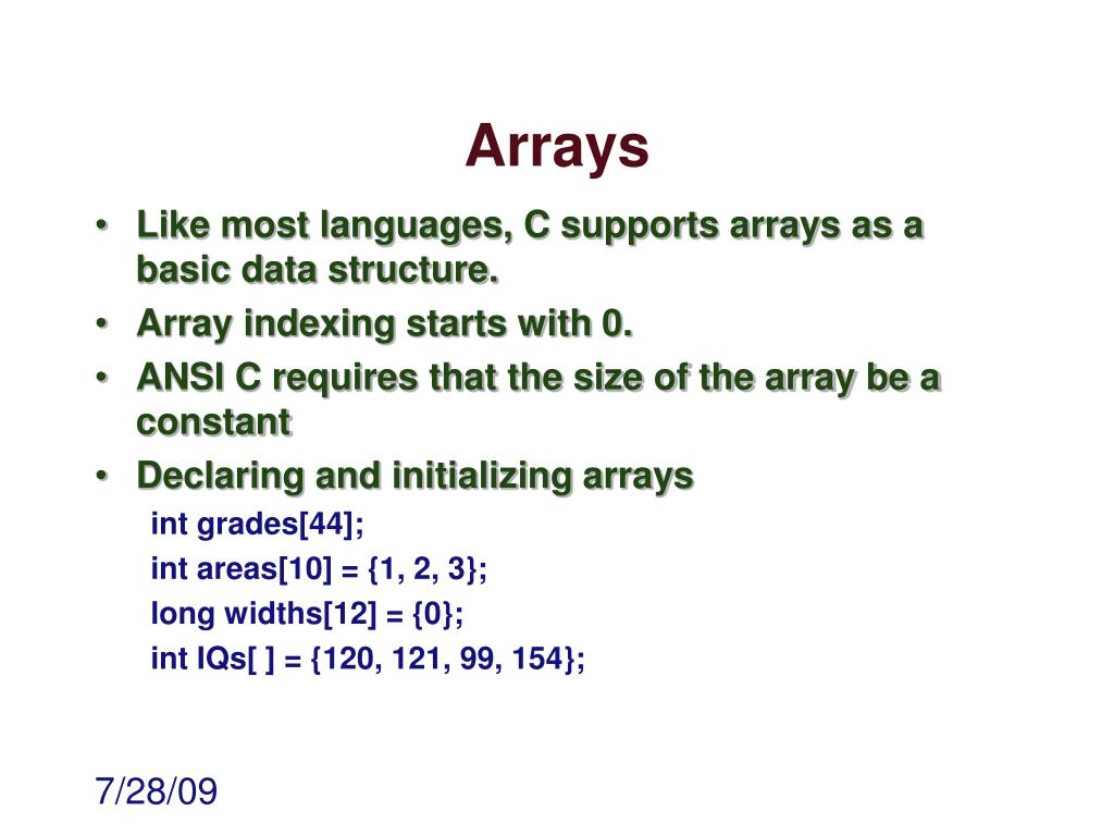 PPT Programming in C PowerPoint Presentation, free download ID3589675