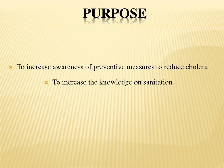 MOH recommends preventive measures against cholera