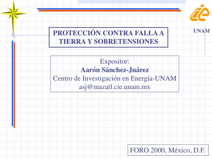 PPT UNAM PowerPoint Presentation, free download ID3597021