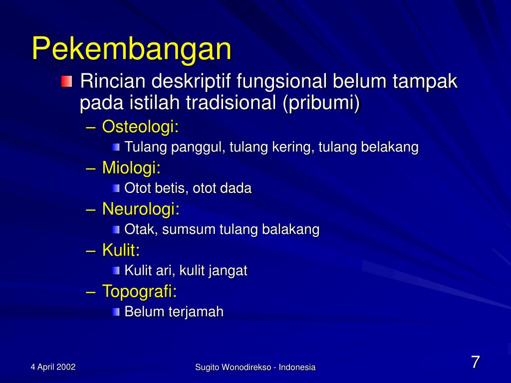 PPT Upaya Penerjemahan Istilah Kedokteran di Indonesia dari Masa ke