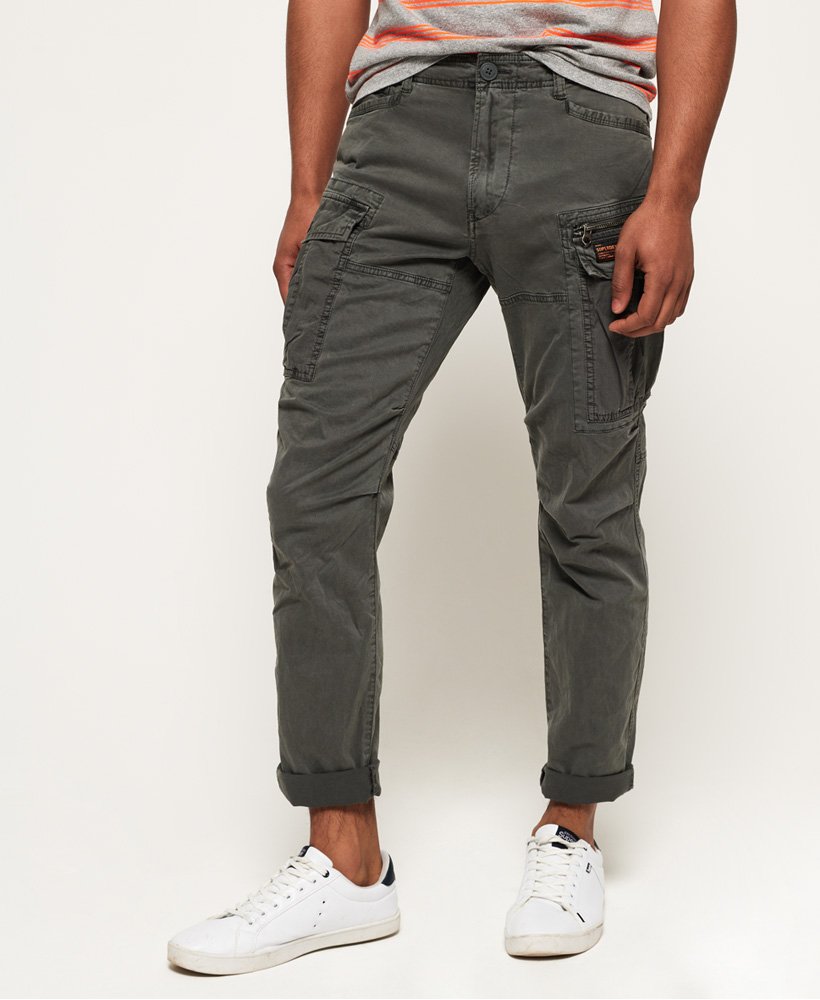 Homme Pantalon parachute Core Lite Gris Foncé Superdry BEFR