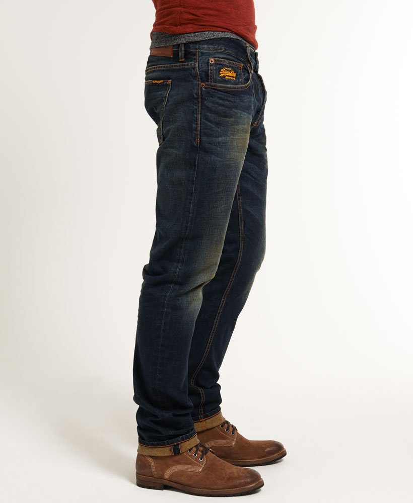 Mens Copperfill Loose Jeans in Artisan Vintage Dark Superdry