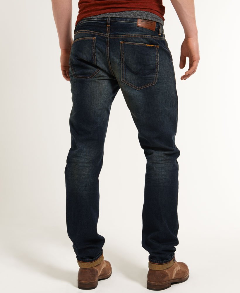 Mens Copperfill Loose Jeans in Artisan Vintage Dark Superdry