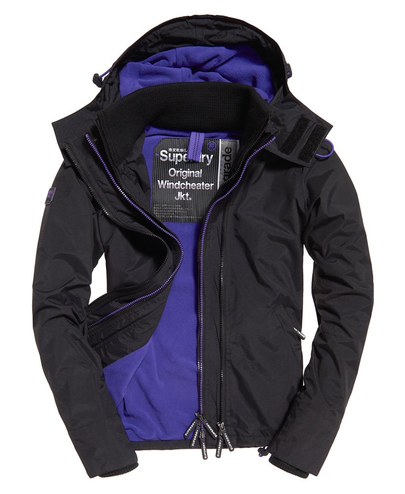 Superdry Pop Zip Hooded Arctic SDWindcheater Jacket Women's Jackets