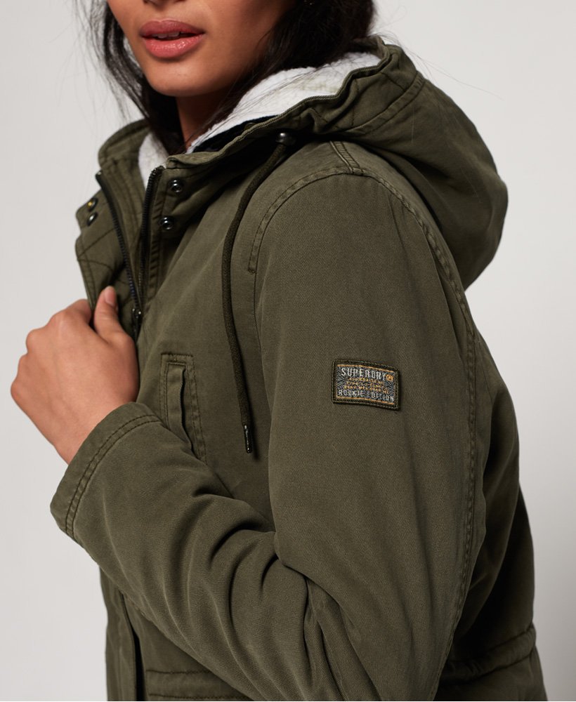 Superdry Rookie Sherpa Multi Jacke Damen Jacken Und Mäntel