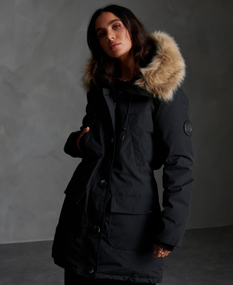 Superdry Rookie Parka mit Daunen Damen Jacken Und Mäntel