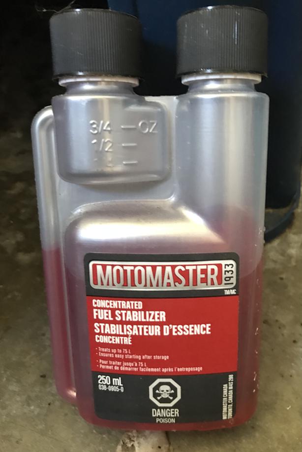 MotoMaster Fuel Stabilizer 250 ML almost full 5 Classifieds for Jobs