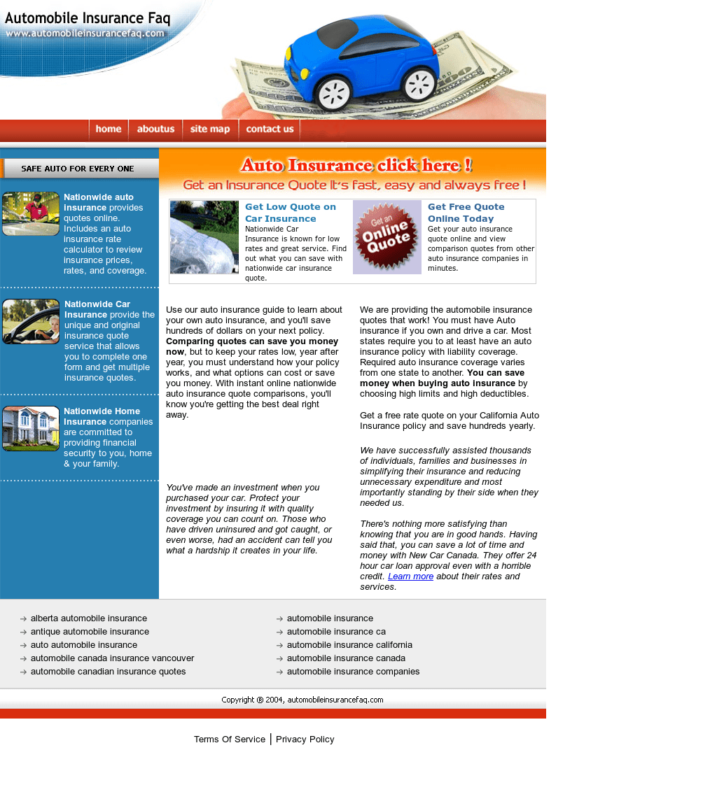 Canadian Auto Insurance Quote >