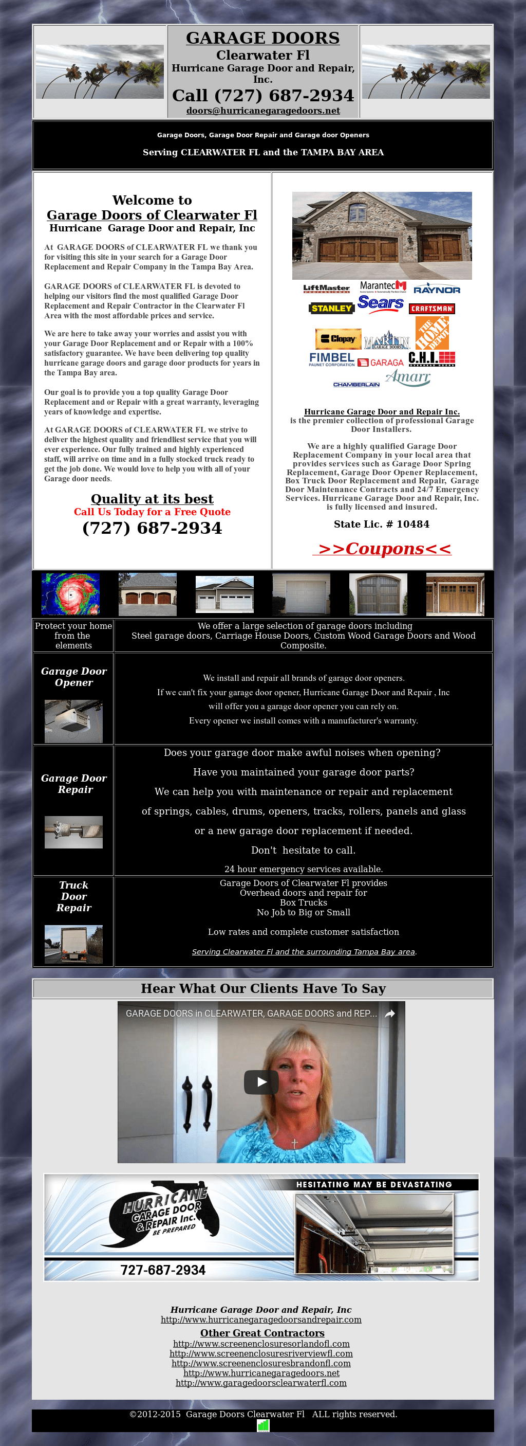 Garage Door Parts Clearwater Fl Dandk Organizer