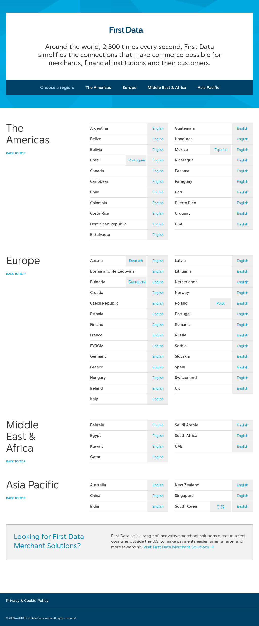 First Data Merchant Services Llc >