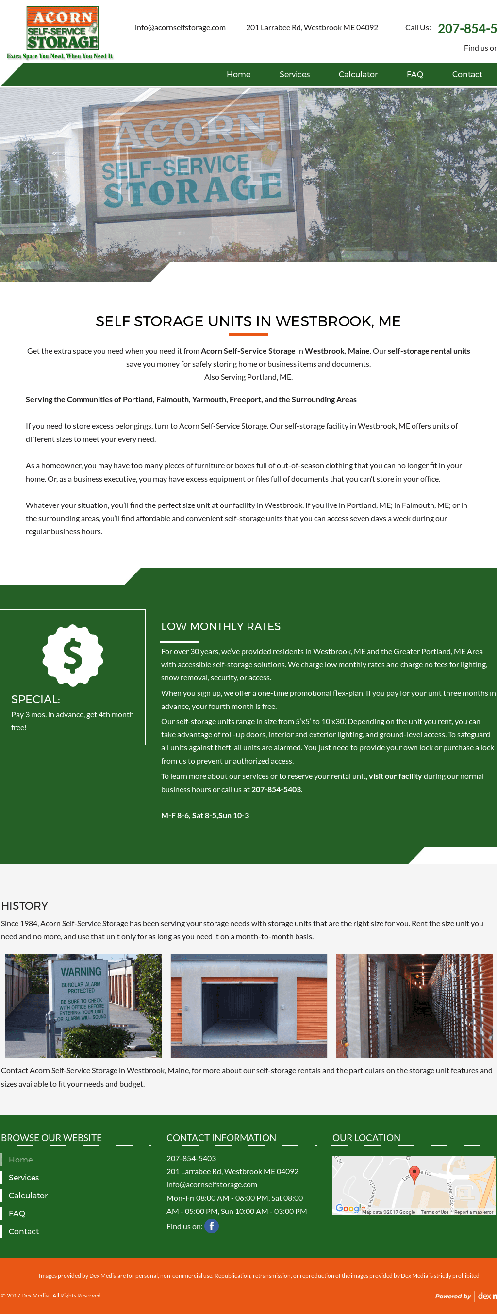 Acorn Self Storage Westbrook Me Dandk Organizer