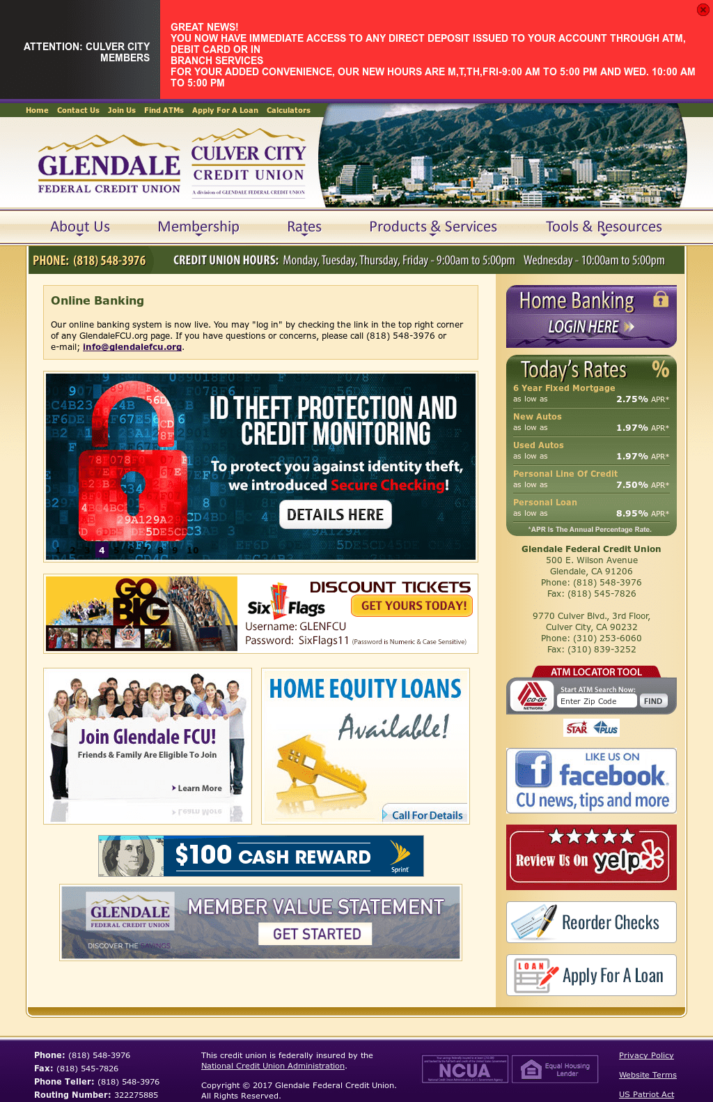 Glendale Credit Union Ca