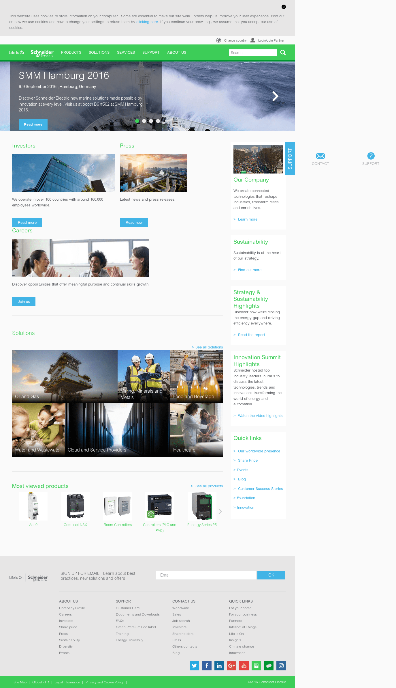 Schneider Electric Competitors Revenue And Employees Owler