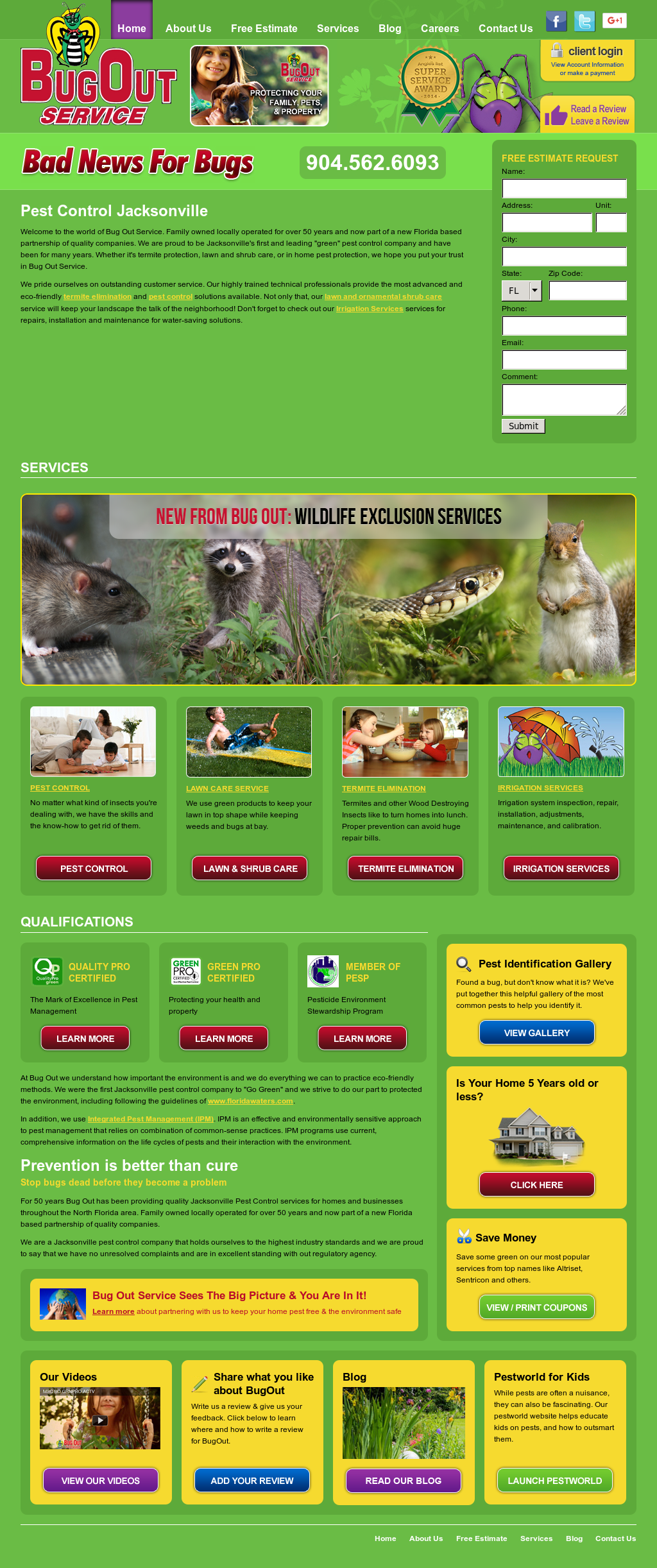 Bug Out Pest Control Company Pest Control