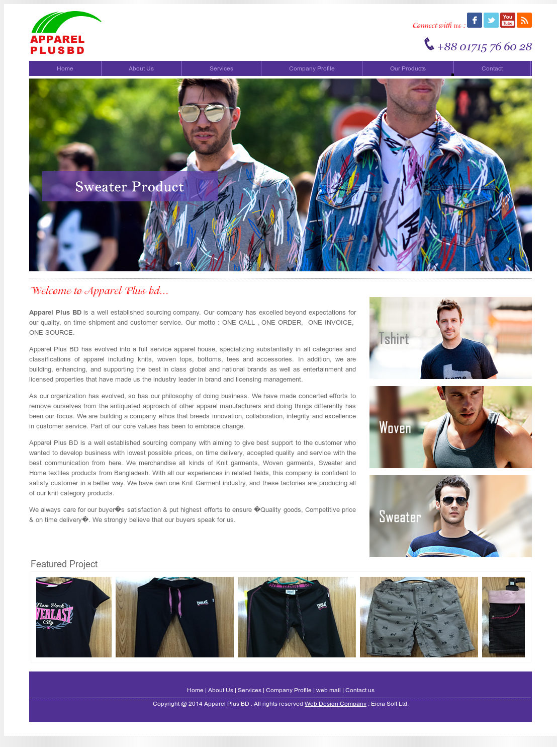 Apparel Plus Ltd Gold Garment