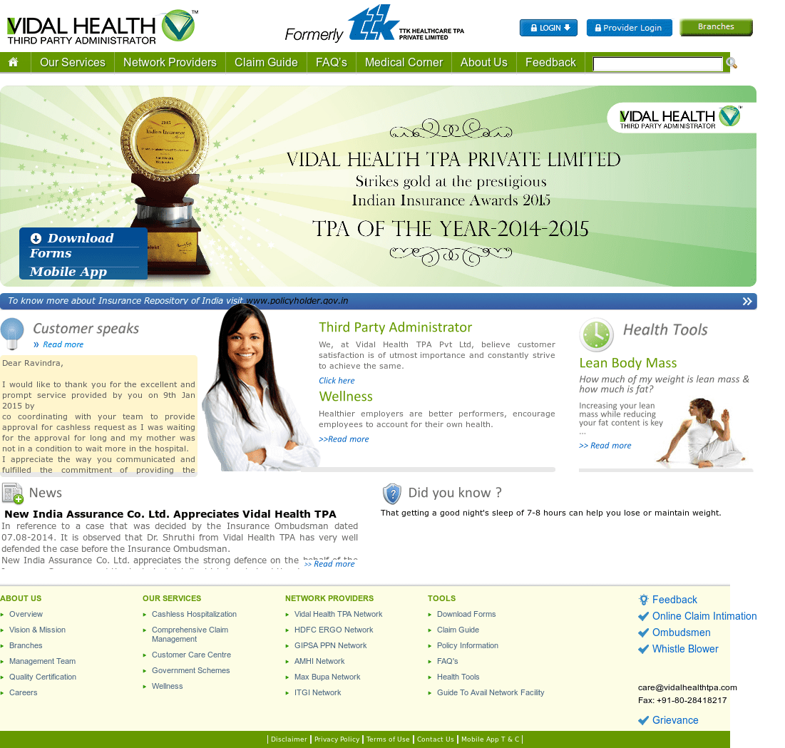 Vidal Health Insurance Insurance