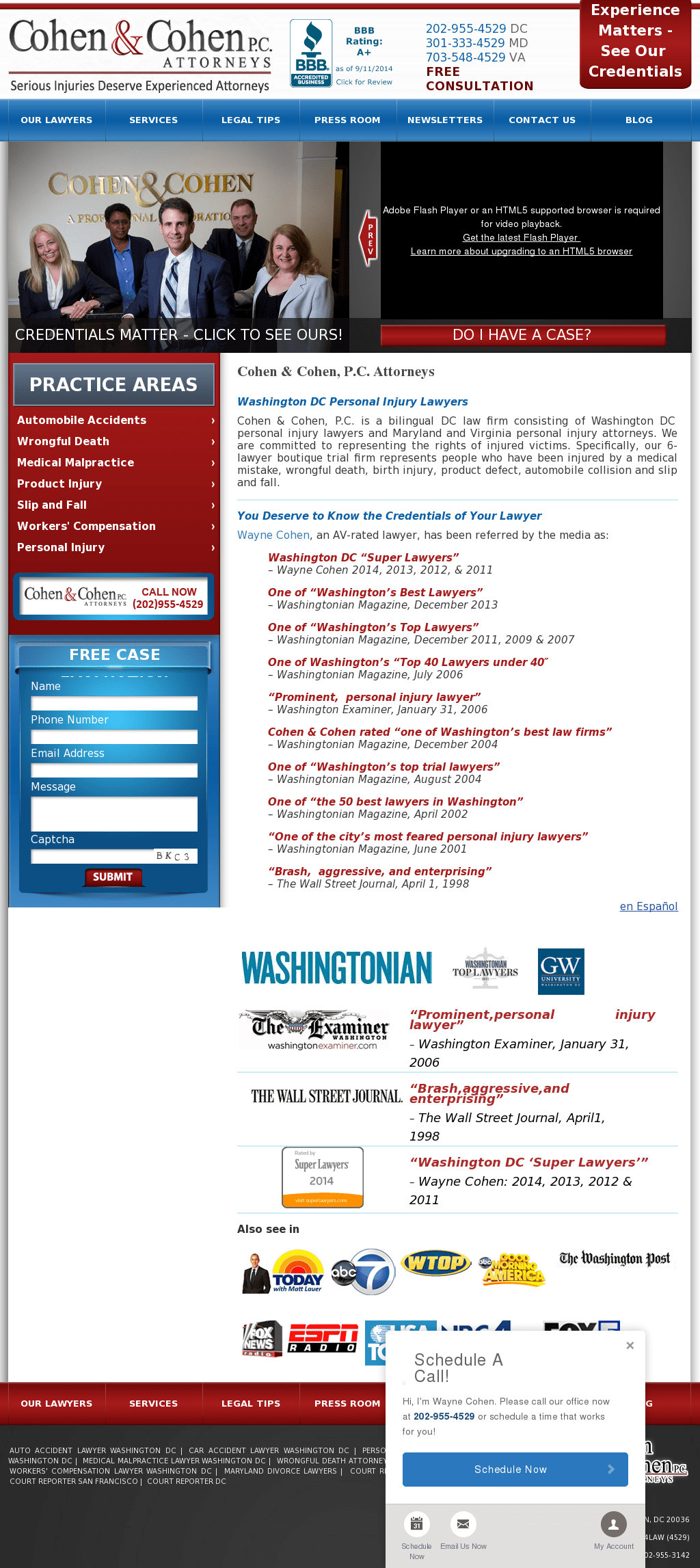 Personal Injury Lawyer Washington Dc >