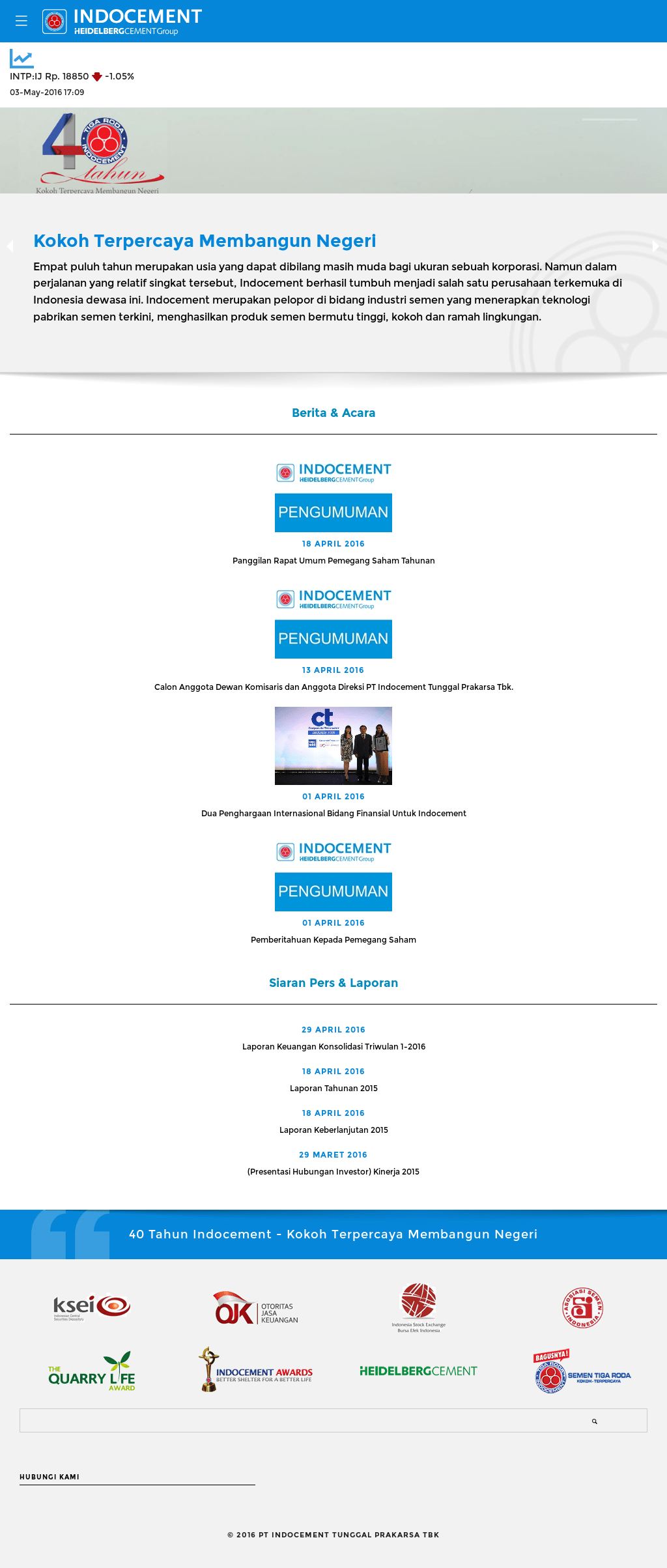 Laporan Tahunan Bank Capital Indonesia 2015 Seputar Laporan
