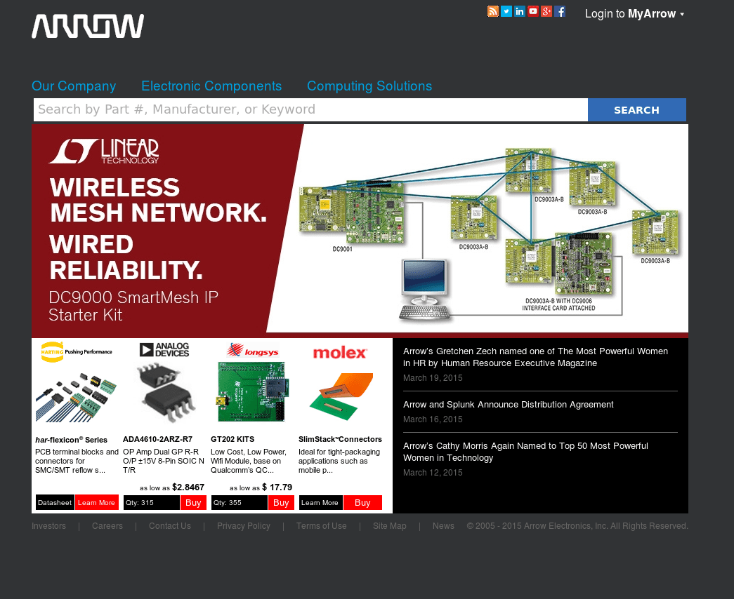Arrow Electronics Competitors, Revenue and Employees Company Profile