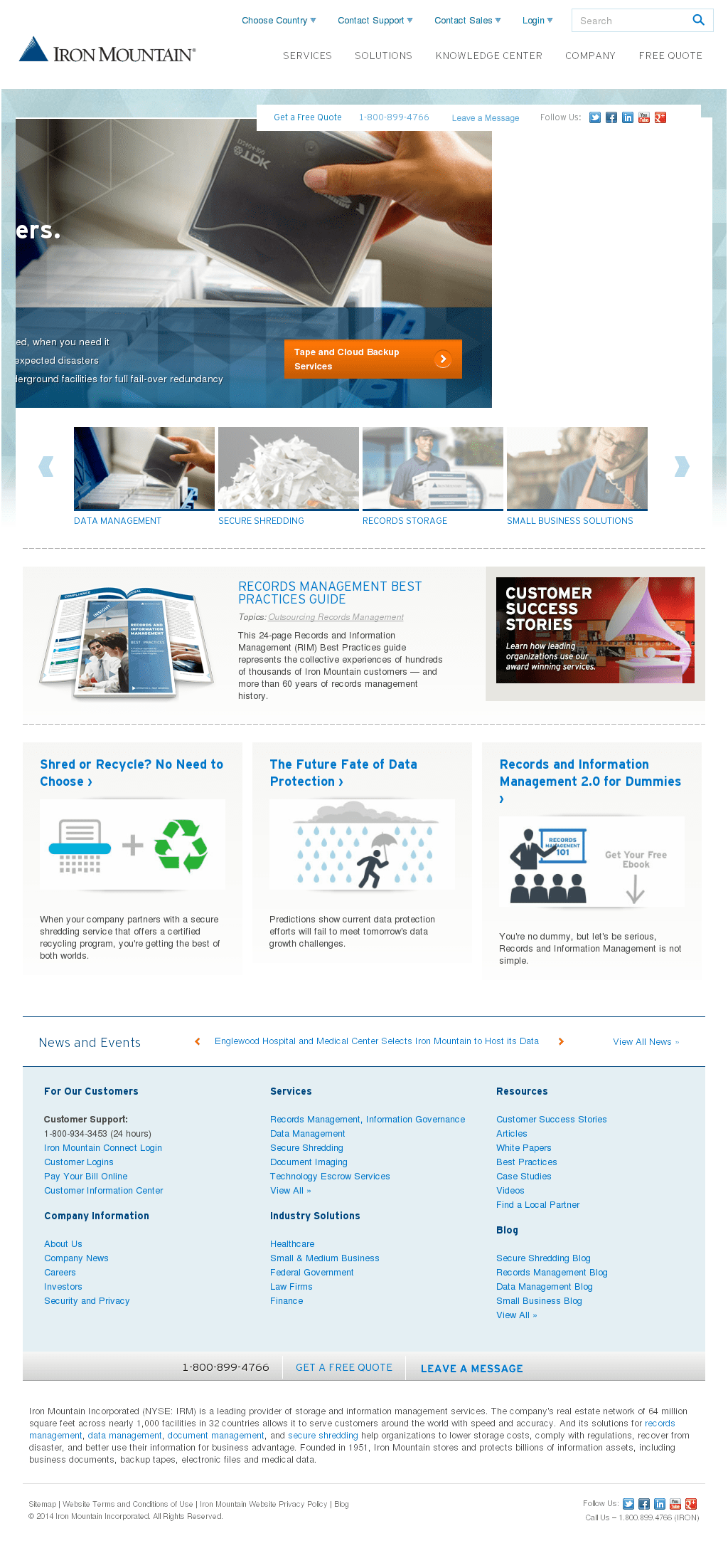 Iron Mountain Competitors, Revenue and Employees Owler Company Profile