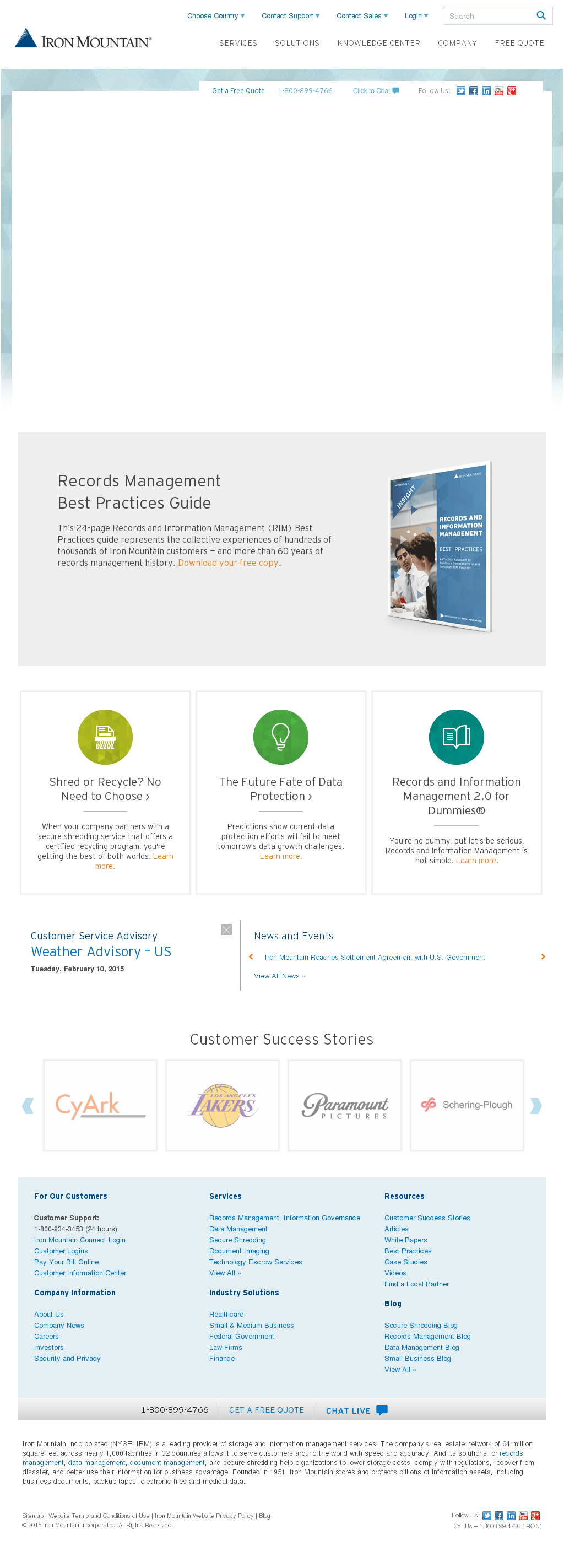 Iron Mountain Competitors, Revenue and Employees Owler Company Profile