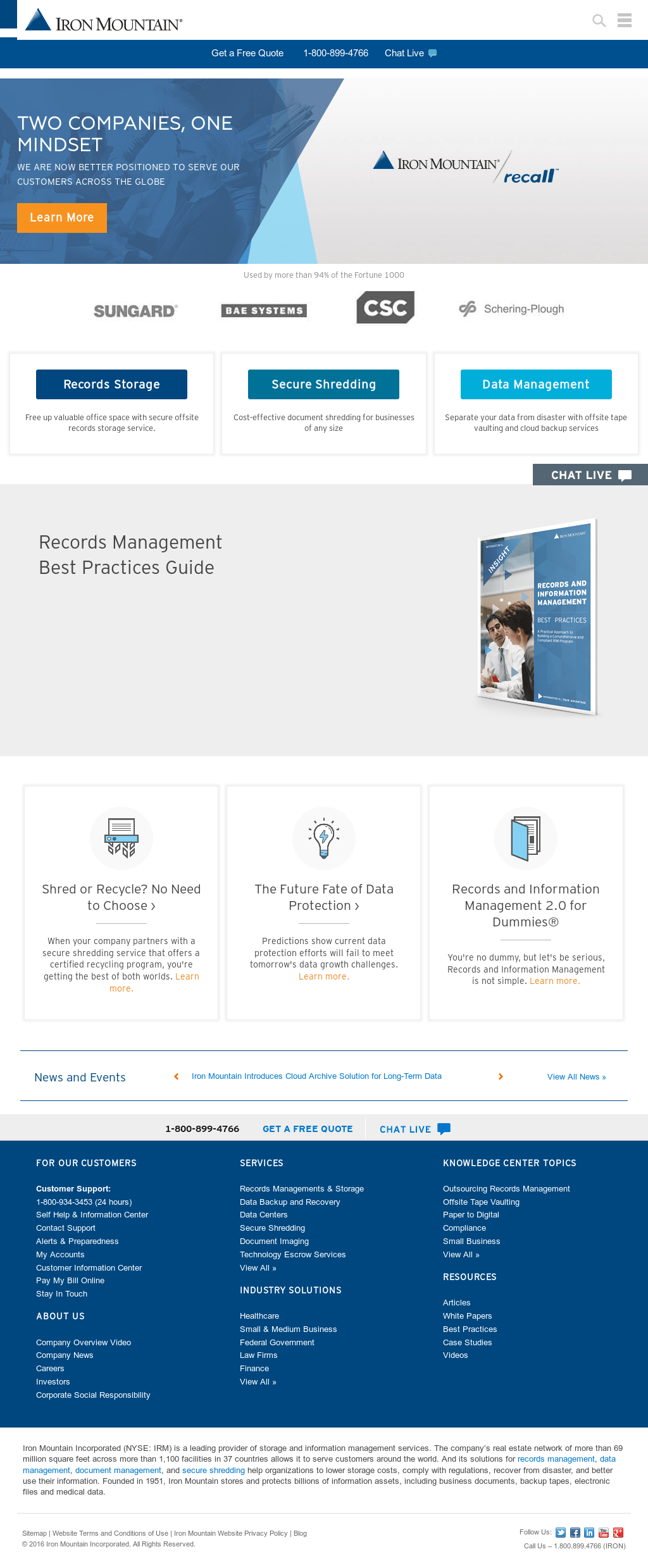 Iron Mountain Competitors, Revenue and Employees Owler Company Profile