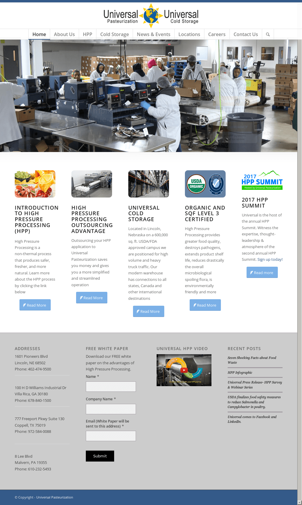 Universal Cold Storage Lincoln