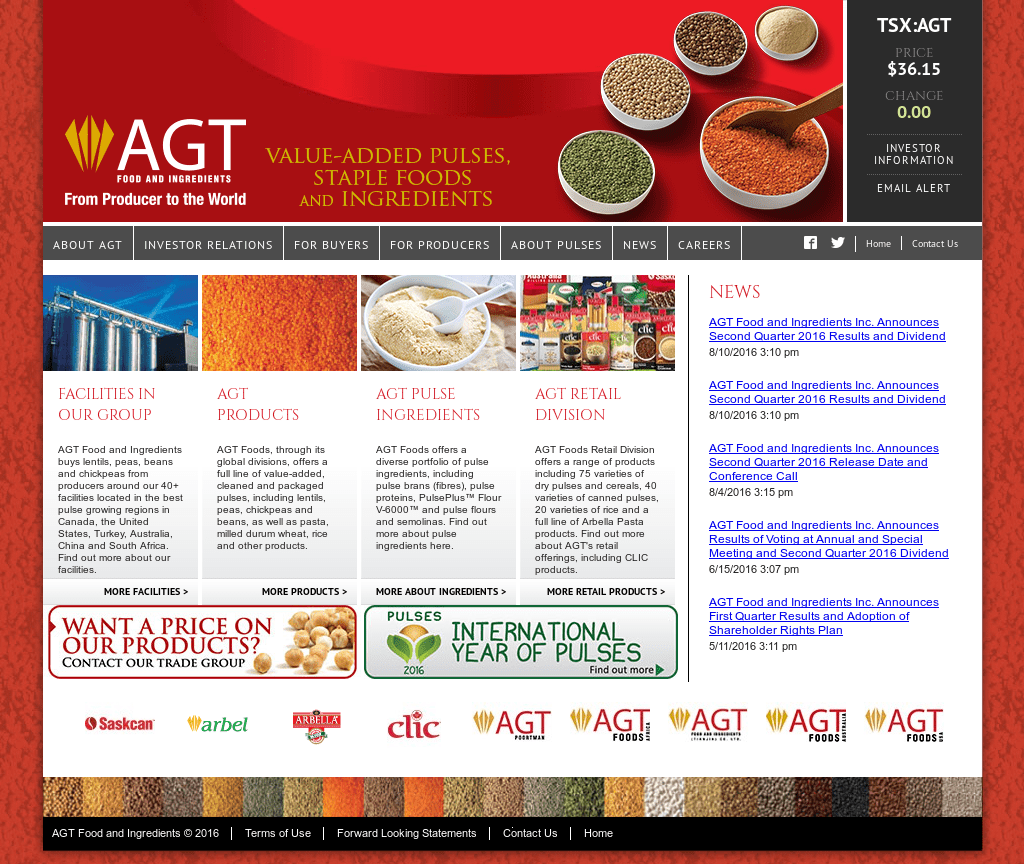 AGT Food and Ingredients Competitors, Revenue and Employees Owler