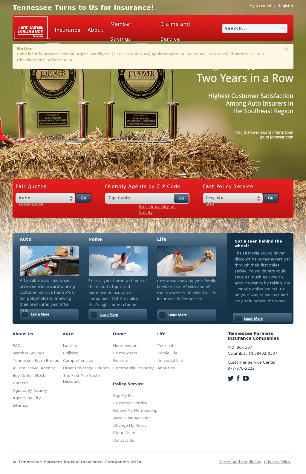 Farm Bureau Insurance Customer Service Tennessee / Cell Tower Referral