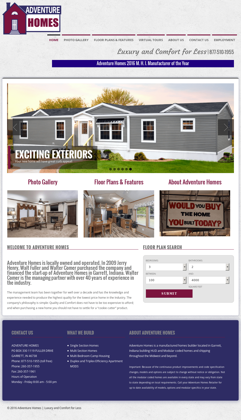 Adventure Homes In Garrett Indiana Adventurehomes Harrellhomes