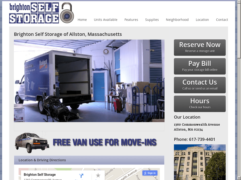 Brighton Self Storage Massachusetts Dandk Organizer