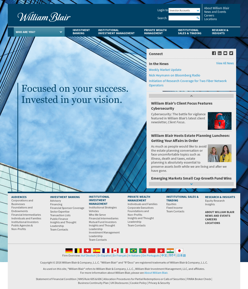 William Blair Investment Management Logo