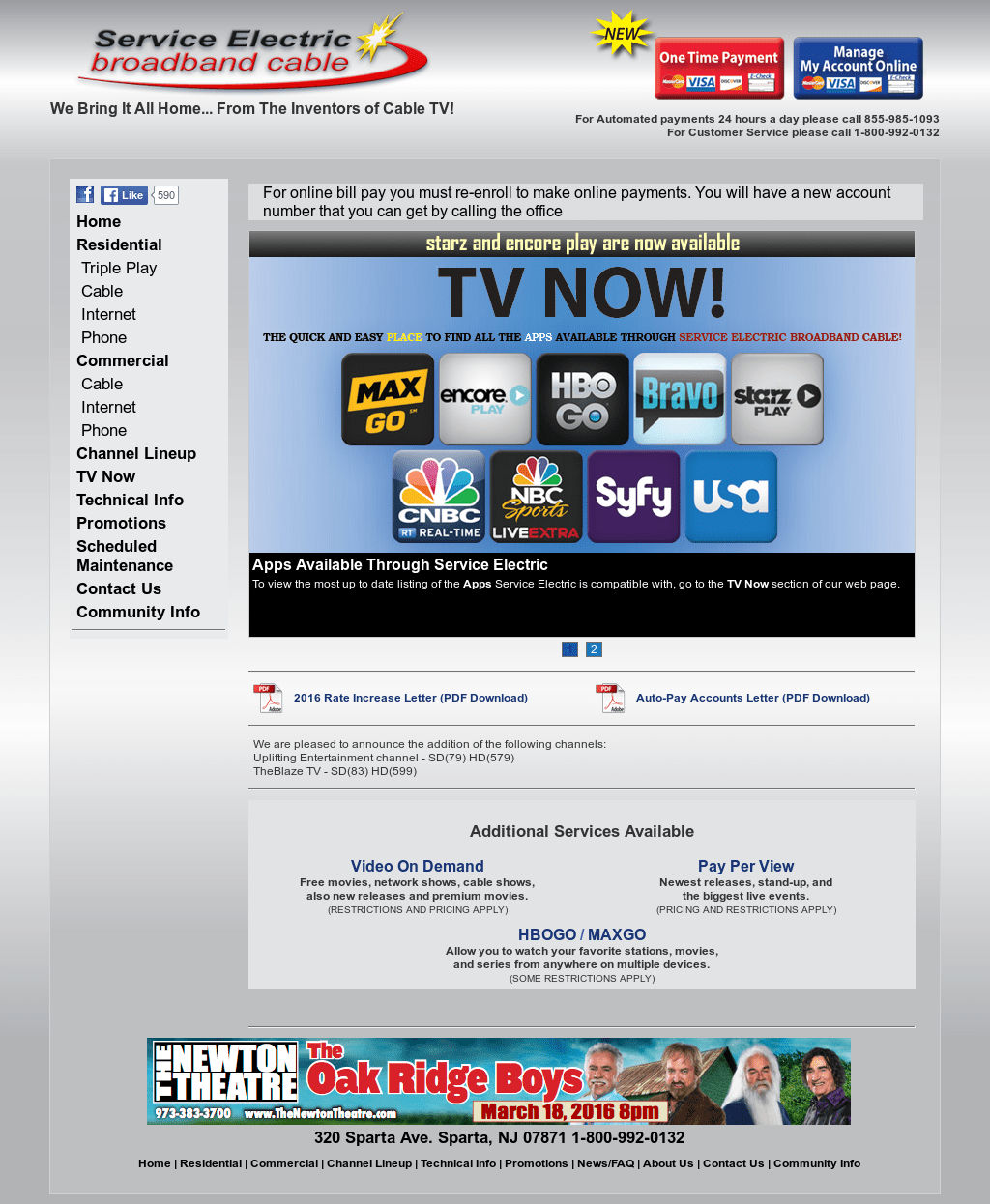 Service Electric Sparta Nj Pay Bill SURVIZ