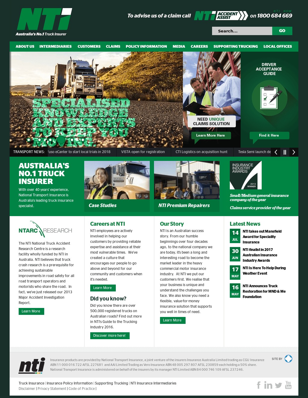 National Transport Insurance / Commercial Truck Insurance National