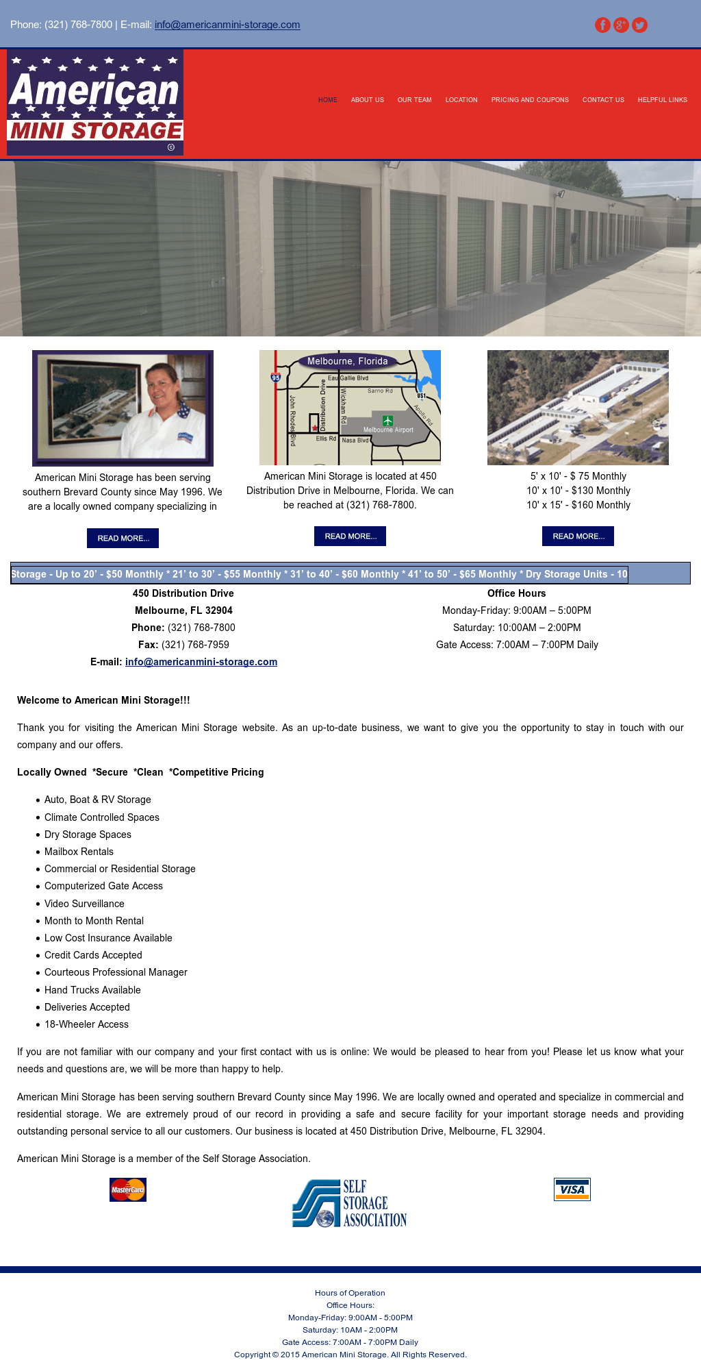 Self Storage Melbourne Florida Dandk Organizer