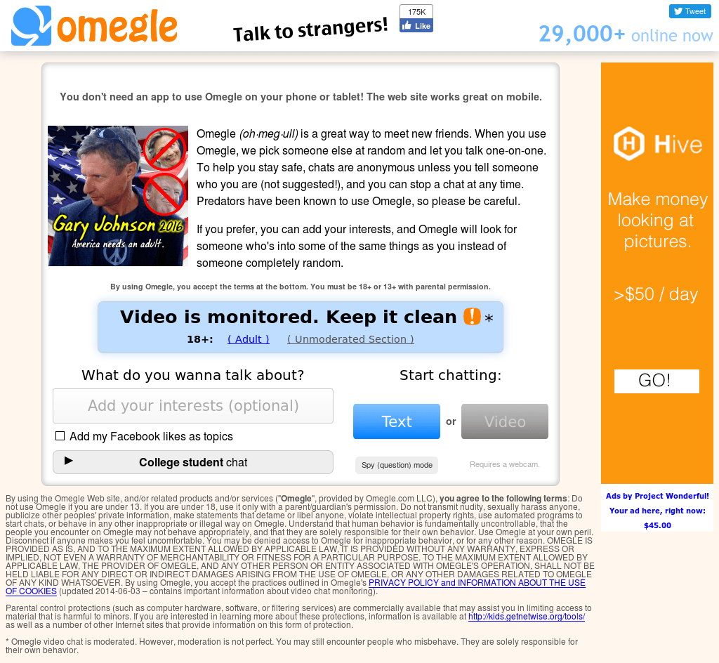 Omegle Company Profile Revenue, Number of Employees, Funding, News