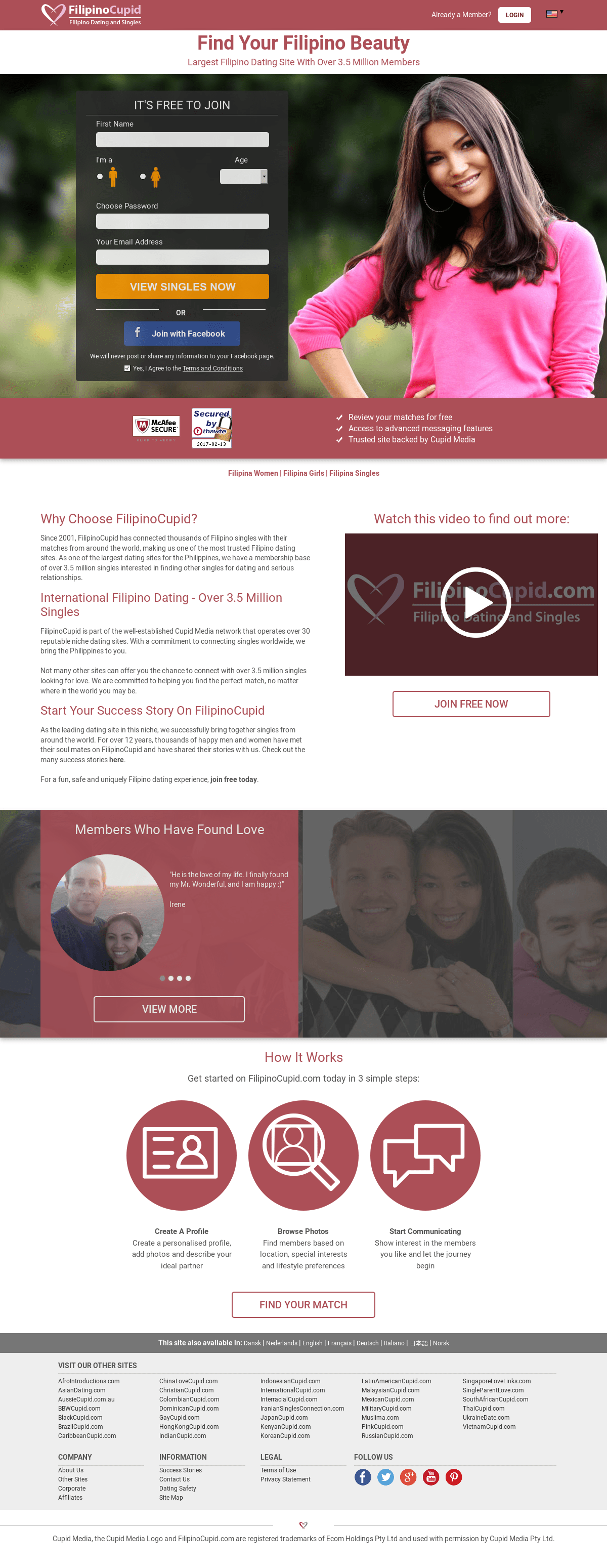 Filipino cupid site Free Filipino Dating and Singles at Cupid Philippines