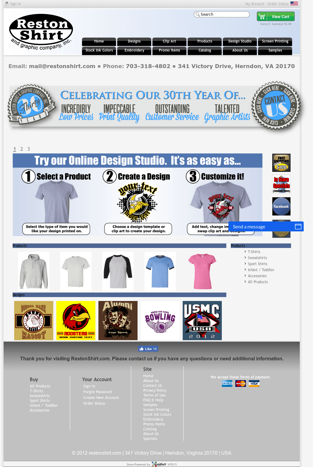 Reston Shirt Graphic Co Inc FerisGraphics