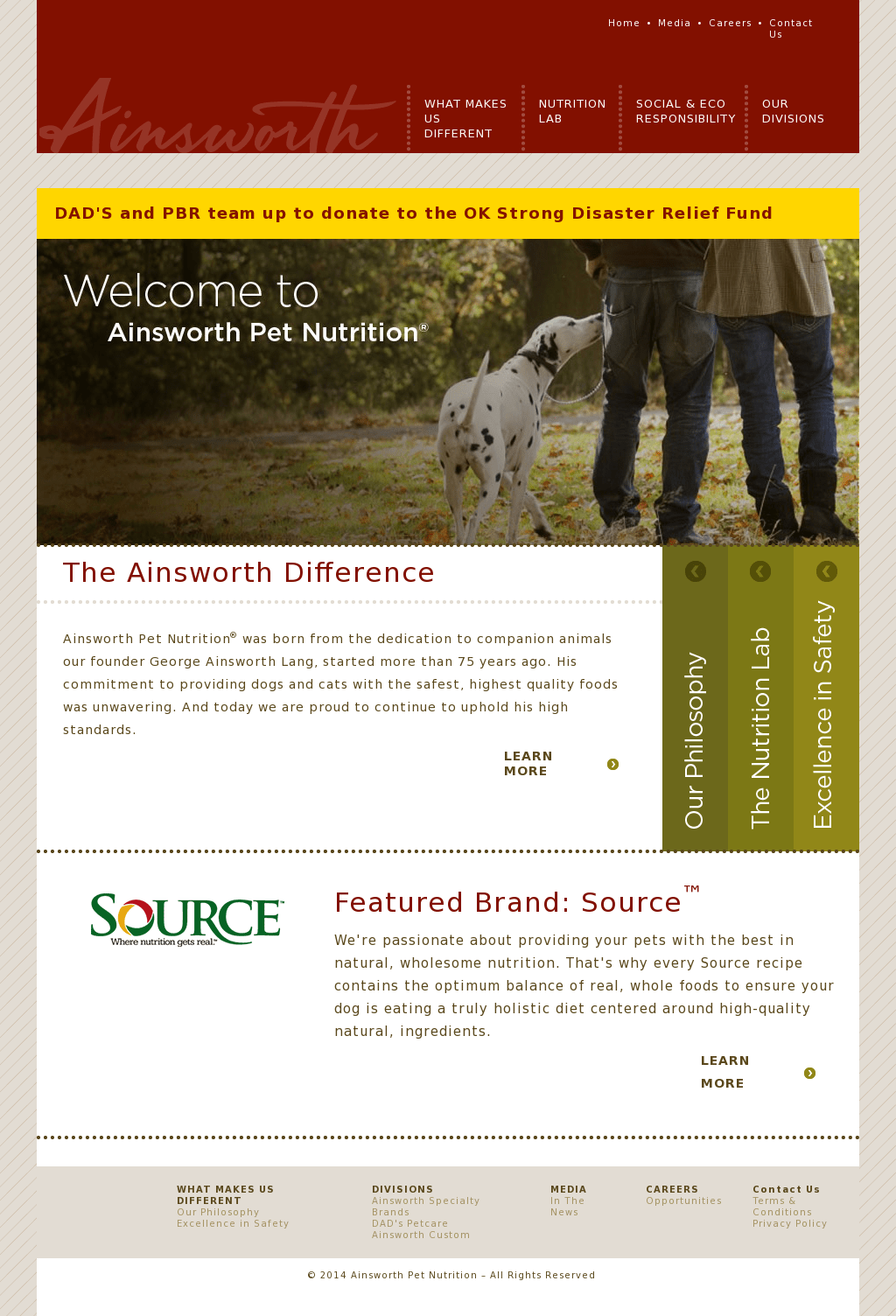 Ainsworth Pet Nutrition Logo Runners High Nutrition