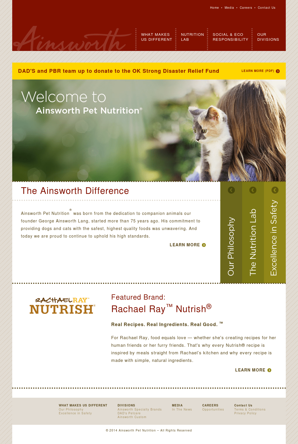 Ainsworth Pet Nutrition Logo Runners High Nutrition