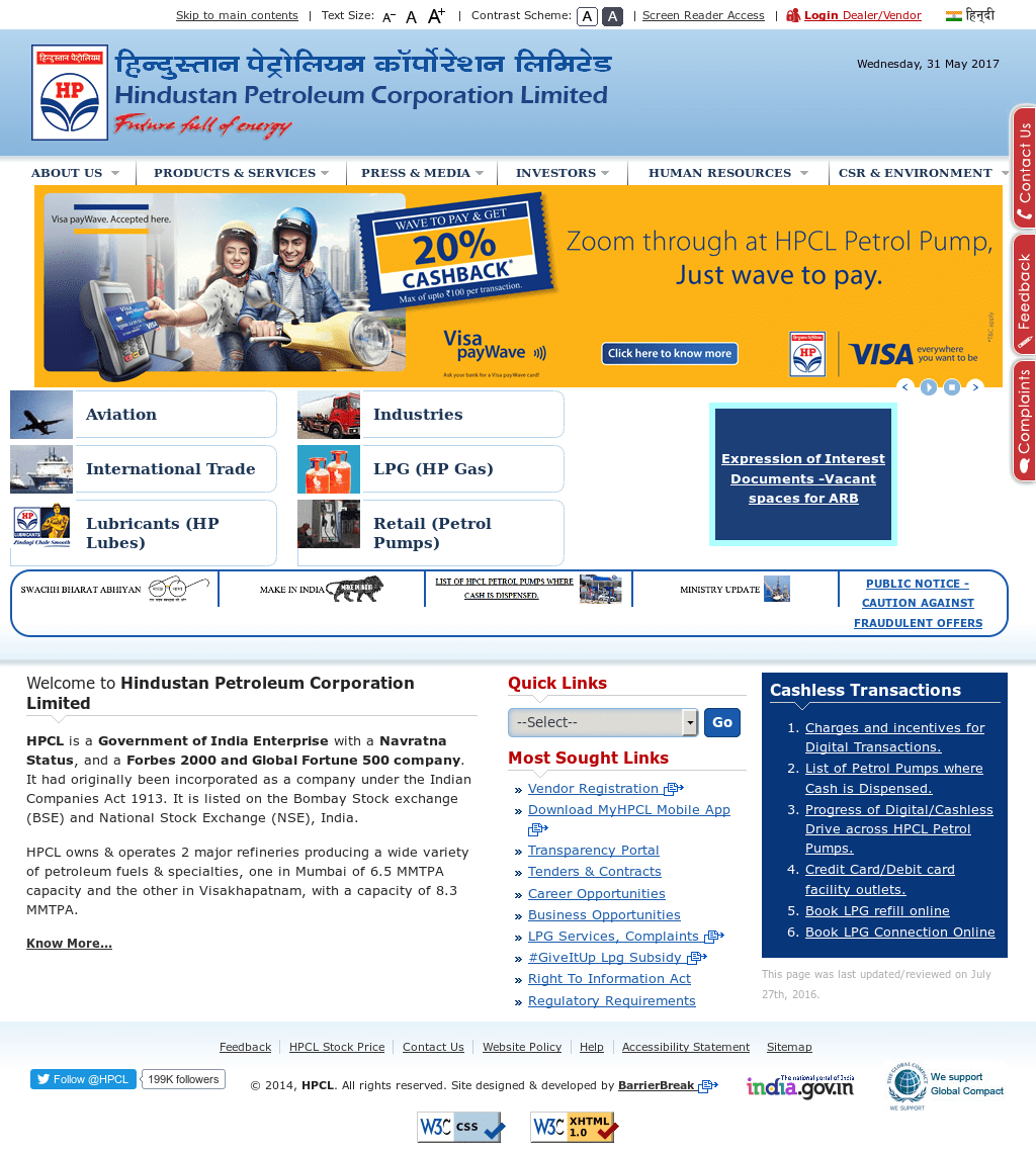 Business Portal Of Hpcl BISUNIS