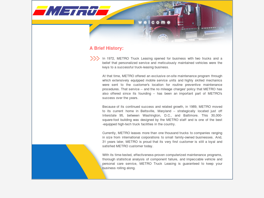 Metro Truck Tractor Leasing Baltimore Md GeloManias