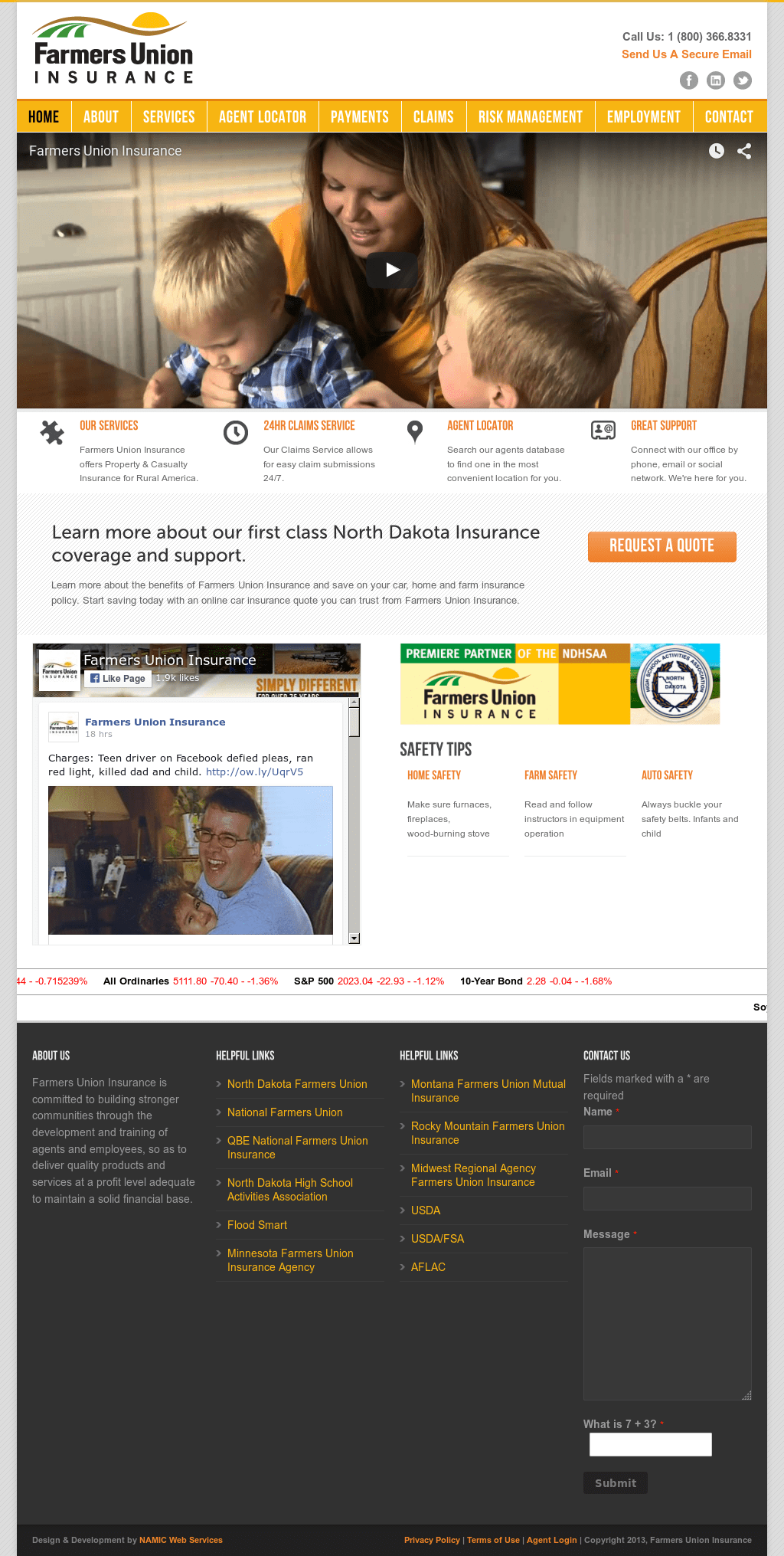 North Dakota Farmers Union Insurance Technology And Information Portal
